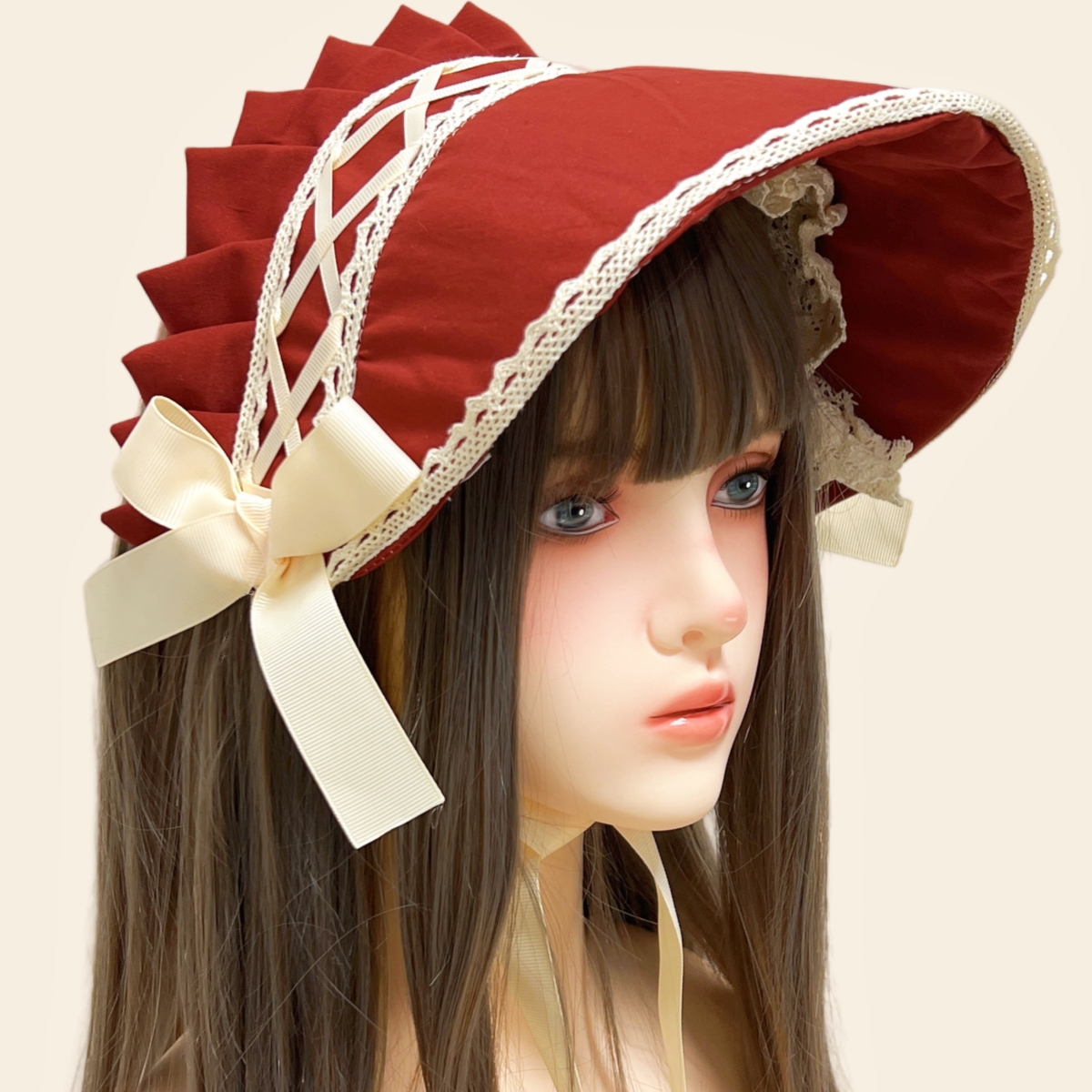 Lolita Hat Gorgeous Bonnet Vic – обзор и цена Women'S Victorian Era Accessories