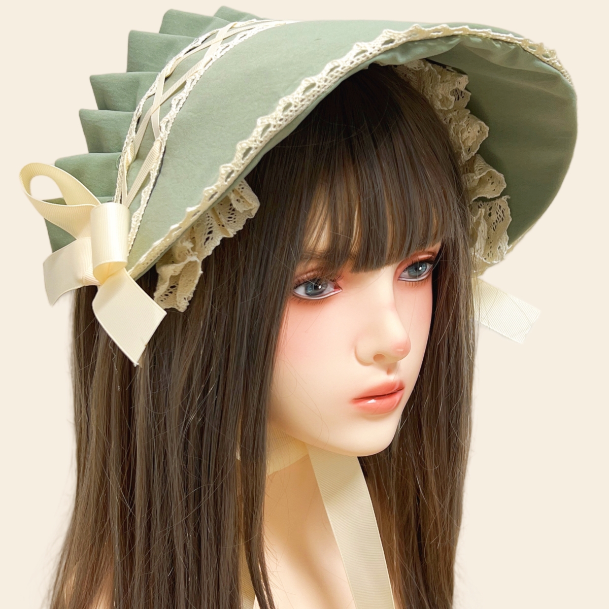 Lolita Hat Gorgeous Bonnet Vic – обзор и цена Women'S Victorian Era Accessories
